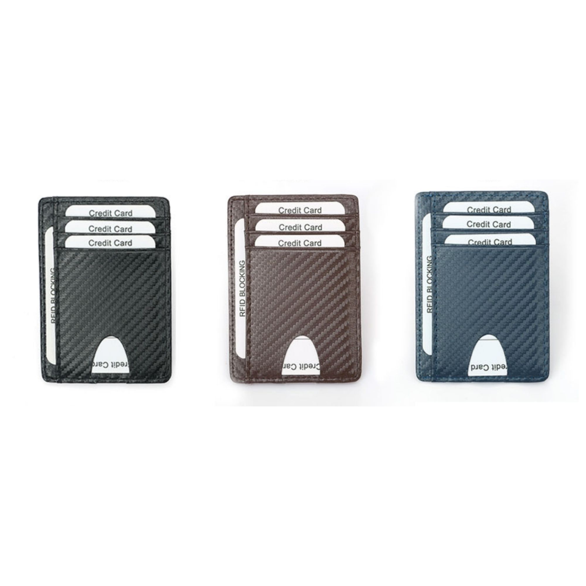 Small RFID Blocking Leather Card Holder 2