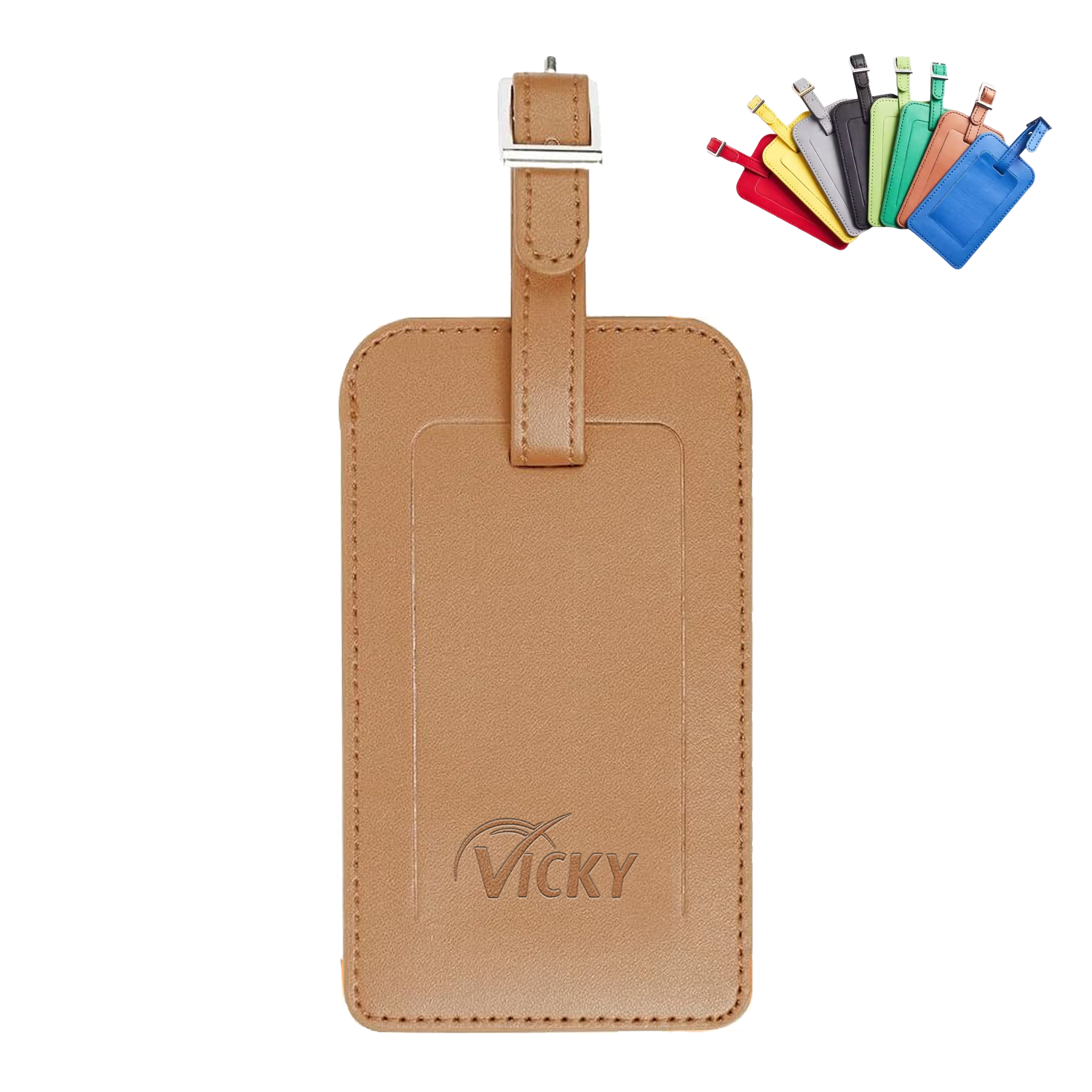PU Leather Luggage Tag 3