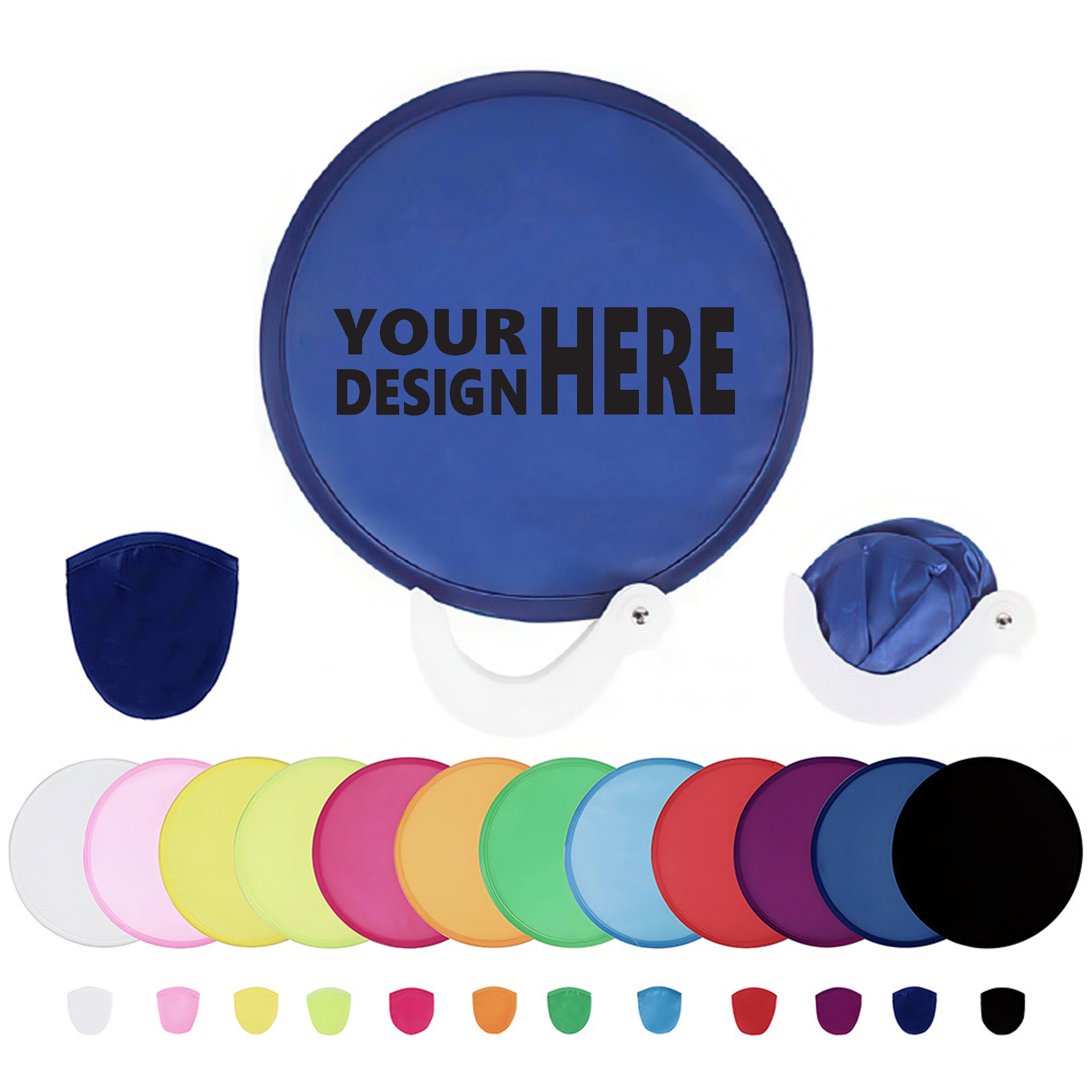 Foldable Polyester Flying Disc With Handle 3