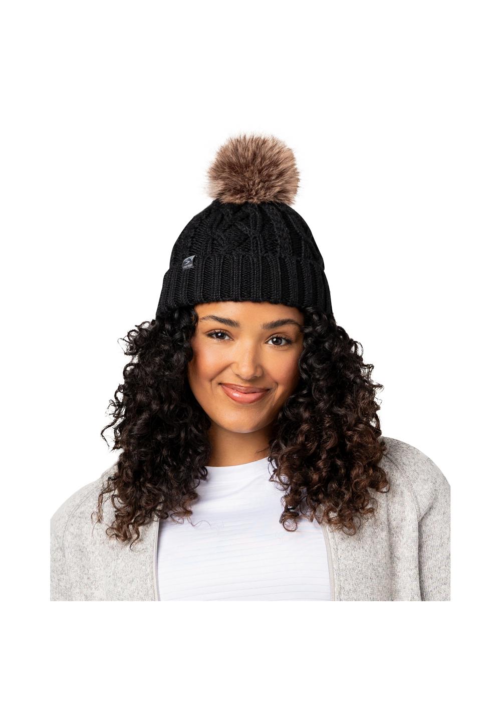 Storm Creek Women's Show Off Cable Knit Pom Hat 9