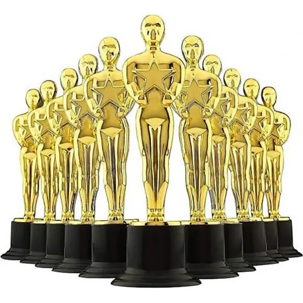 6" Golden Statue Trophy Awards 12 Pack 1