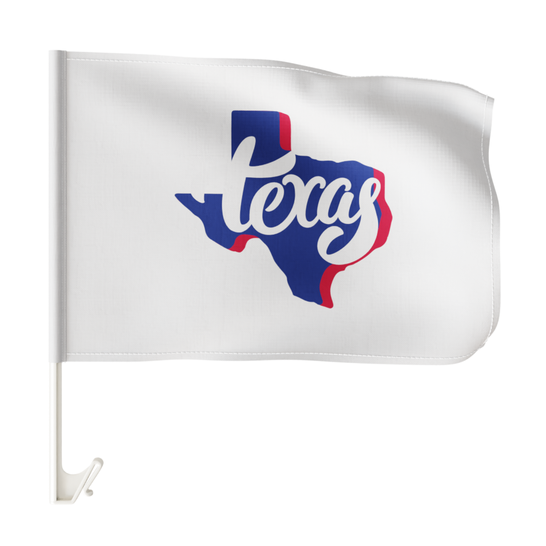 Basic Car Flag 12"x17" with 17.5" Upgraded Basic Pole