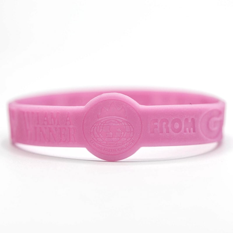 1/2 Inch Debossed Figured Wristbands 179