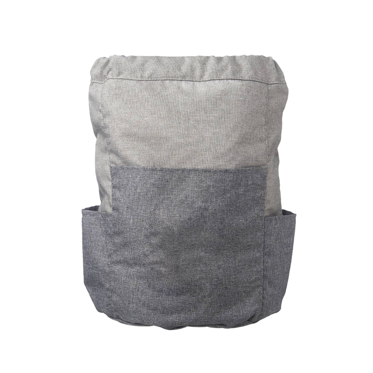 Two Tone Satchel Drawstring Backpack 7