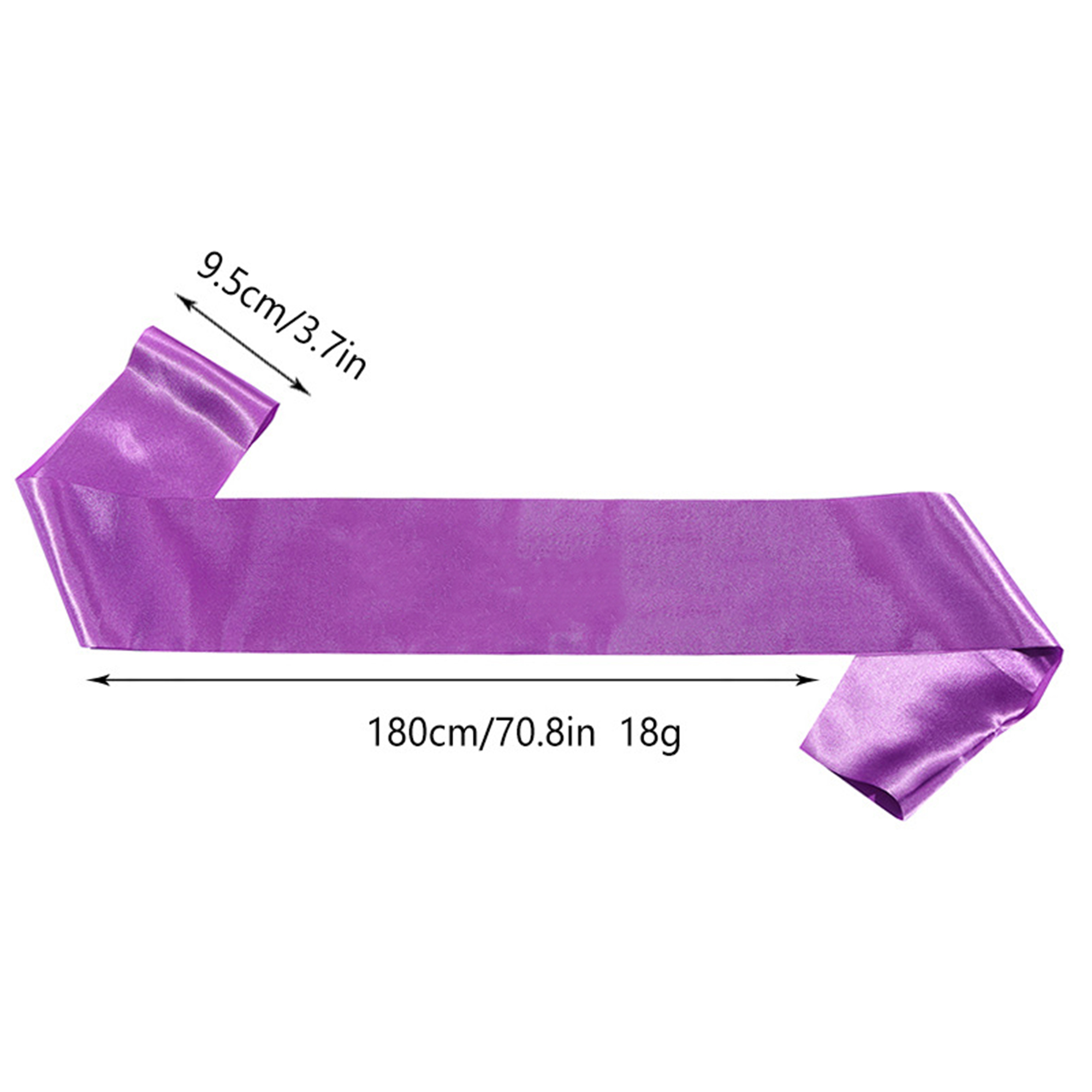 Blank Satin Sash 3