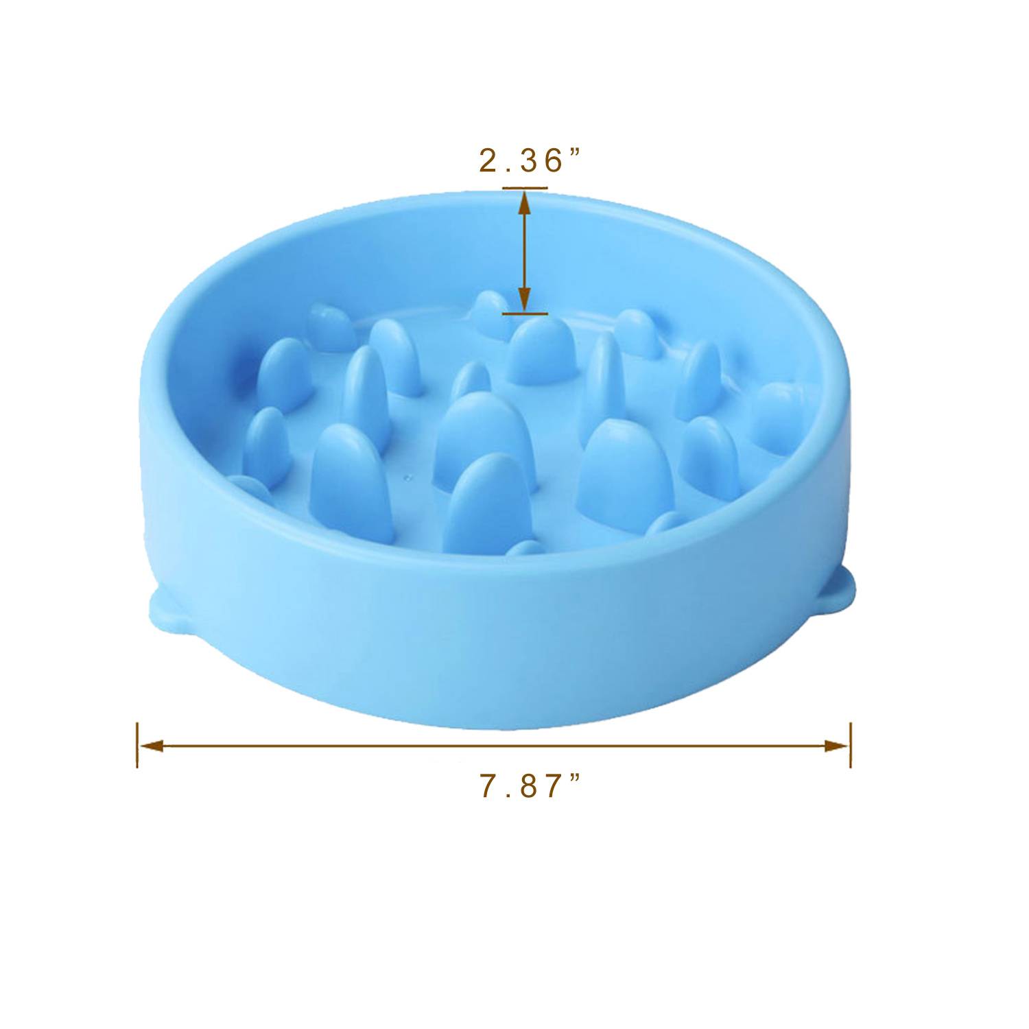 ABS Pet Non-Slip Slow Feeder Interactive Bowl 3