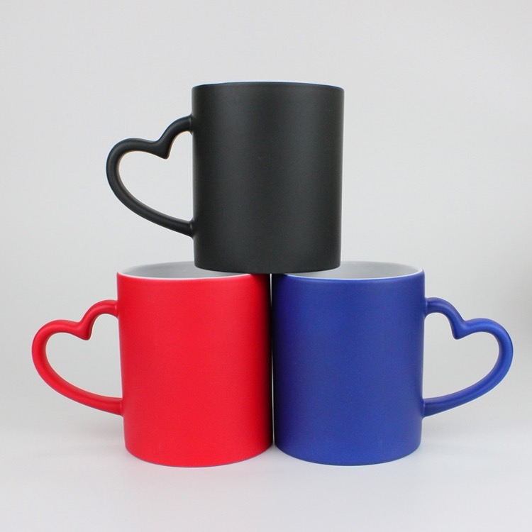 11 oz Ceramic Sublimation Coffee Mug Magic Color Changing 5