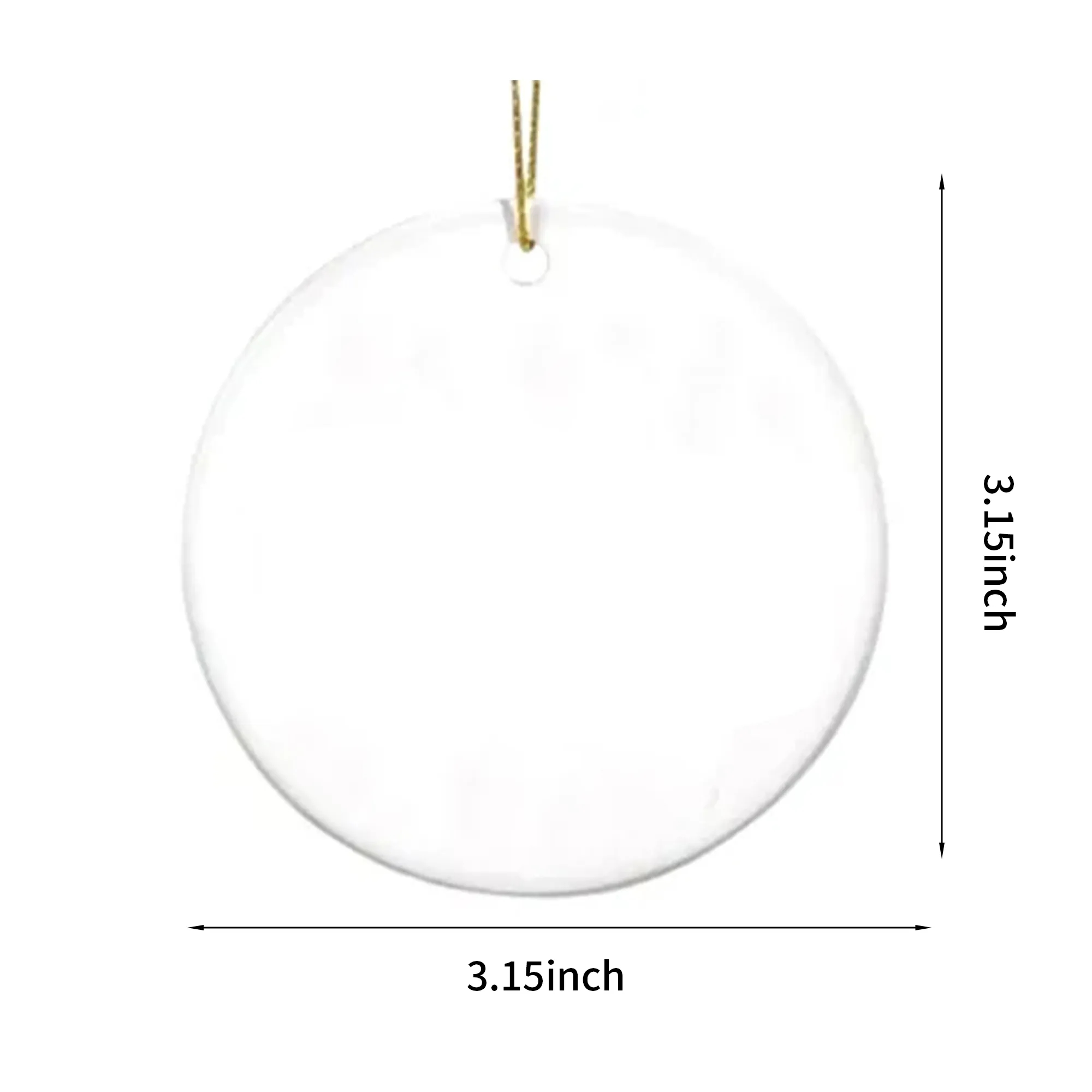 Acrylic Christmas Ornament 2