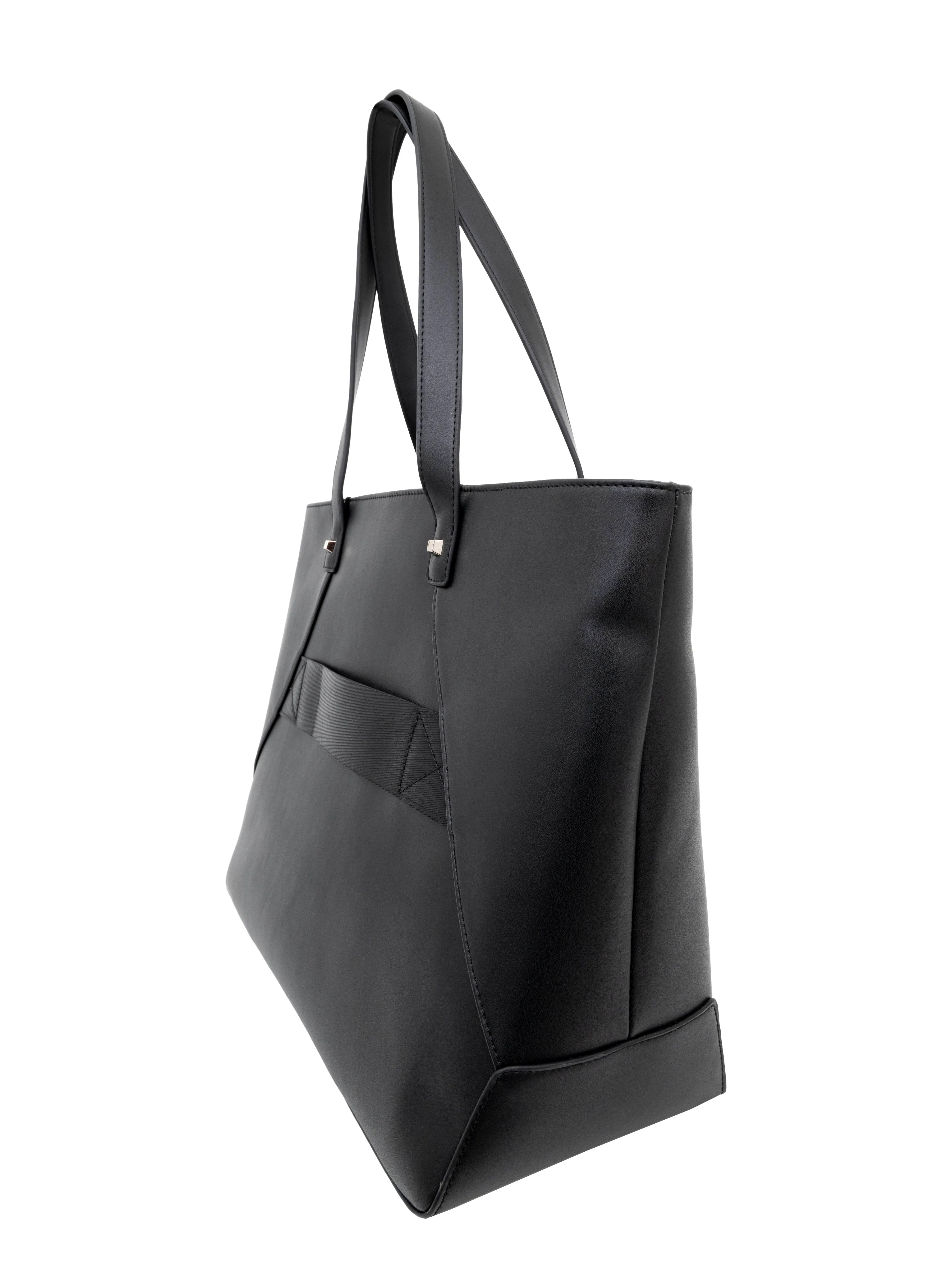 Leather Zippered Tote 1