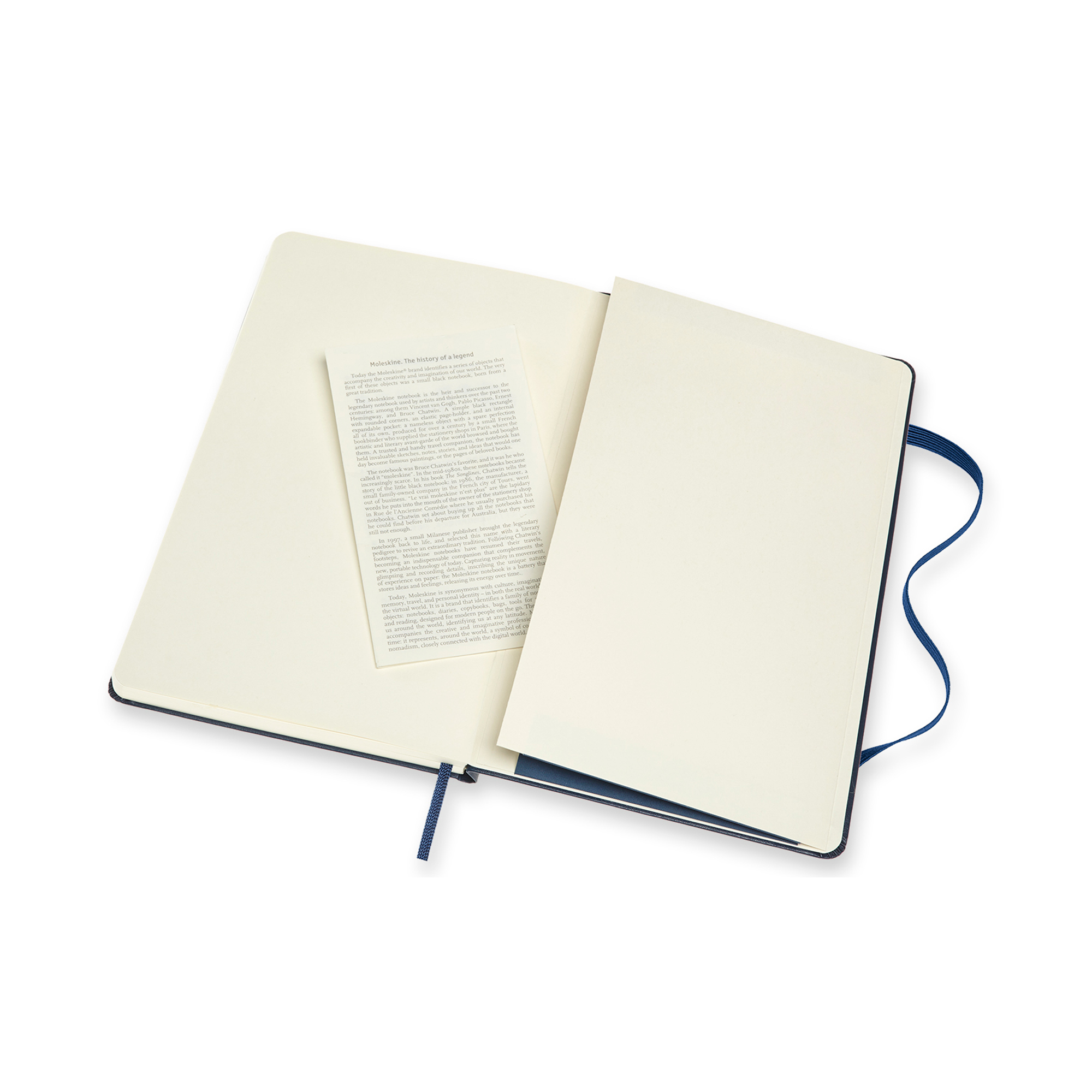 Moleskine® Hard Cover Large Double Layout Notebook 25