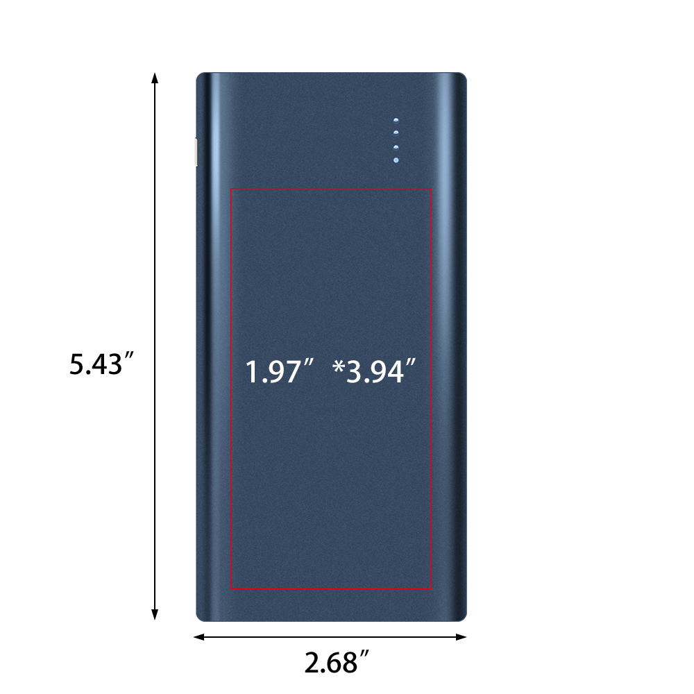 Keswick Sleek Aluminum 10000mAh Power Bank