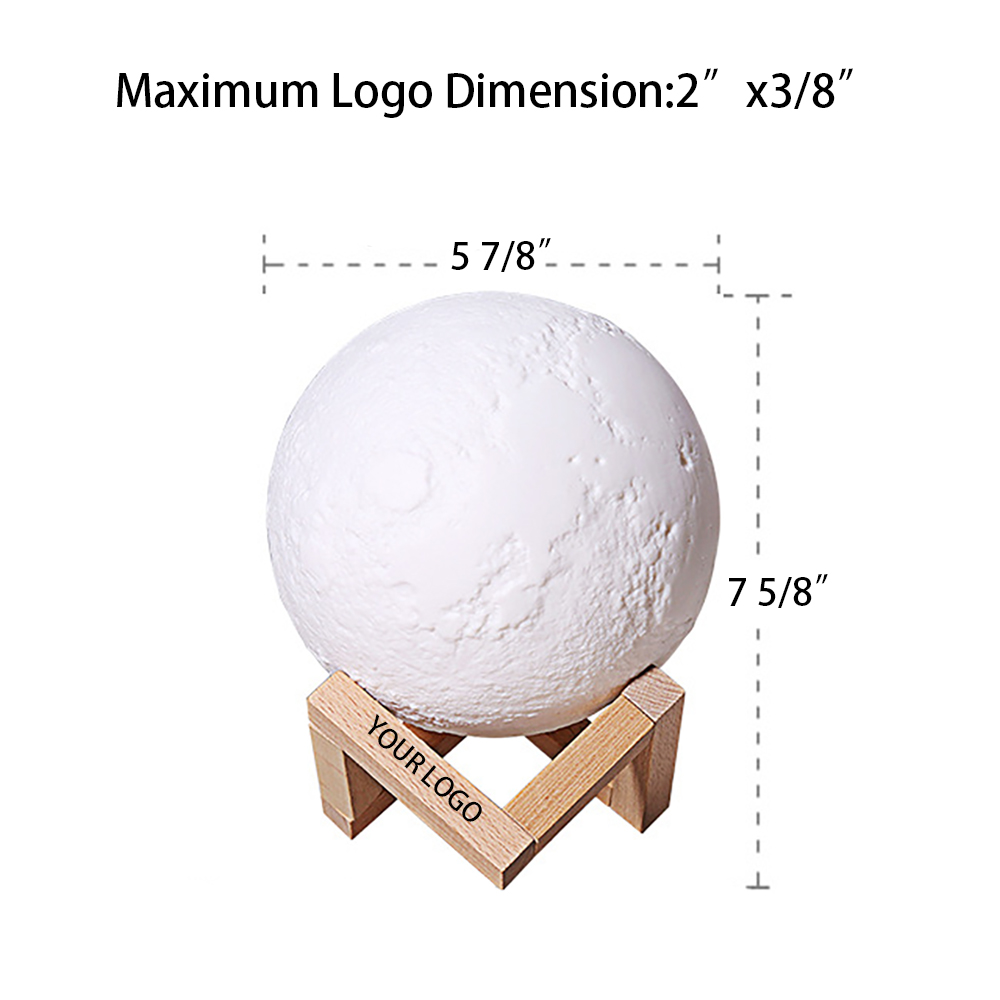 15cm Colorful Remote Control Moon Lamp 3