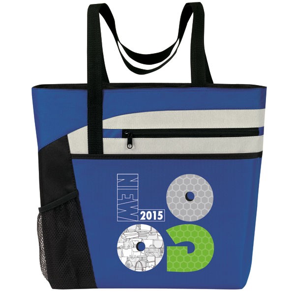"Rocket" Zip Pockets Tote Bag 3
