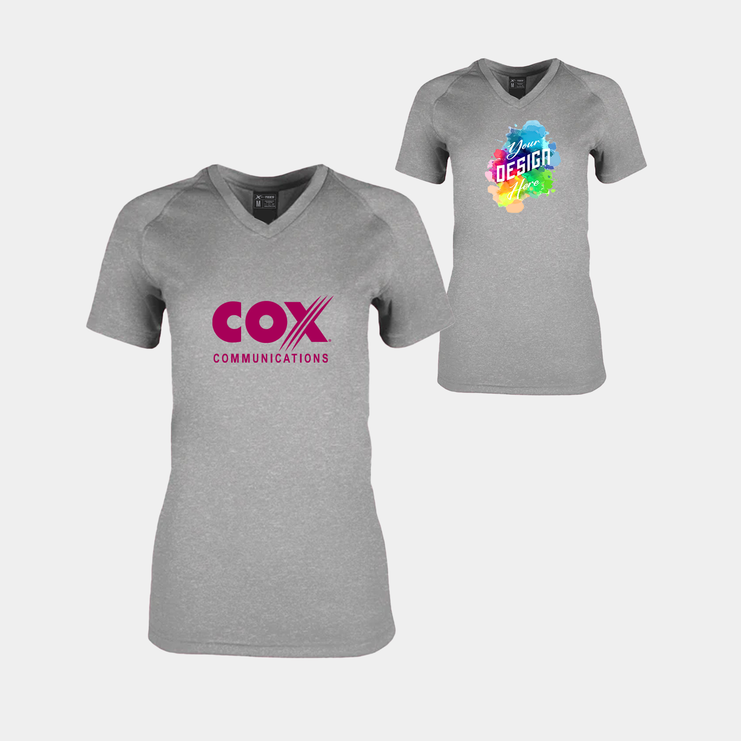 Titanium Heather Women's Performance Tee 1