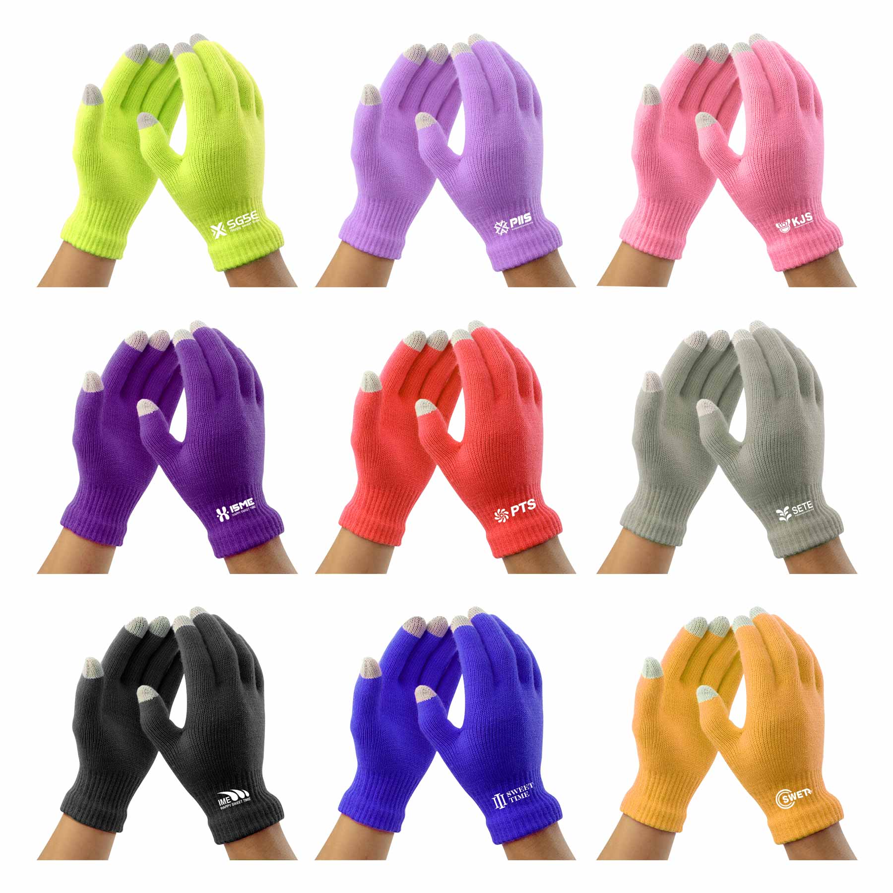 Touch Screen Knit Gloves 1