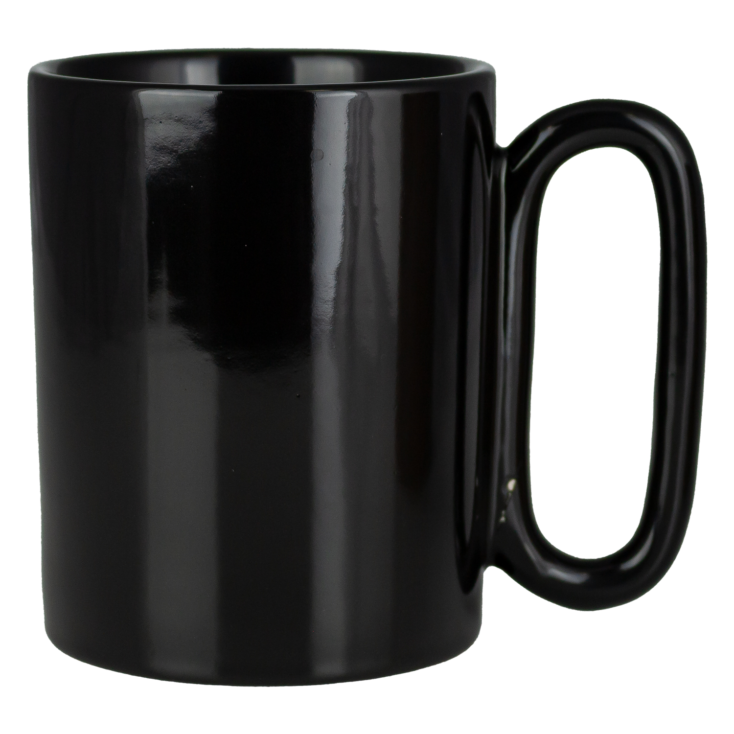 Retro 11 oz Ceramic Mug With Large Handle 1
