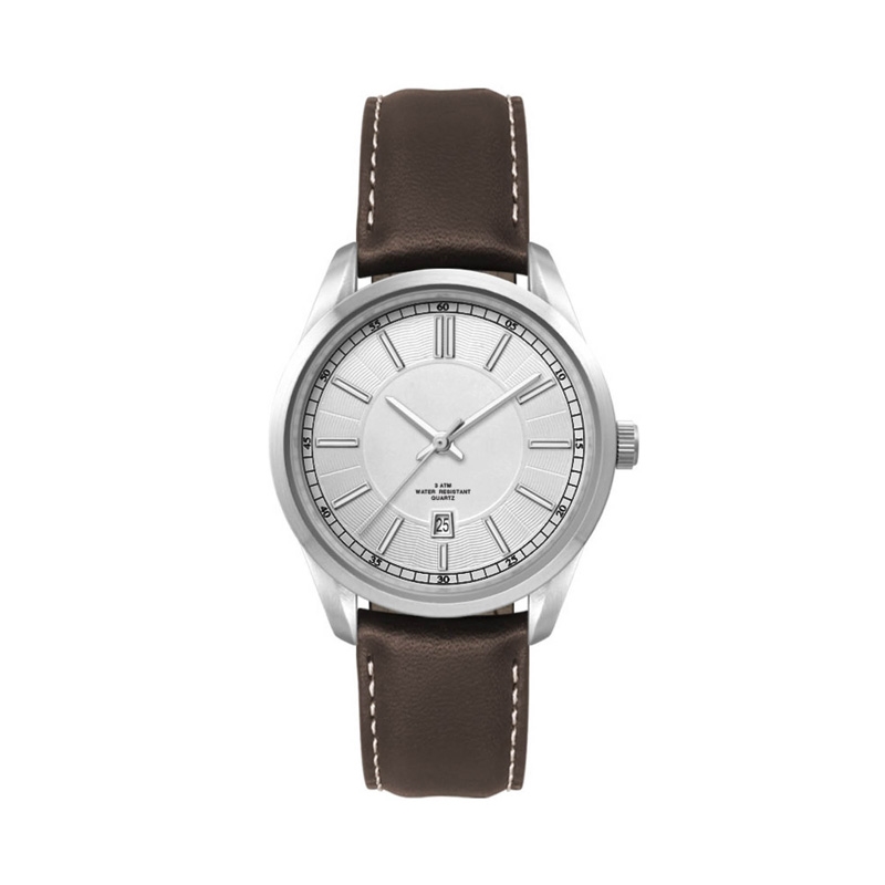 33MM, SILVER METAL CASE, 3-HAND MVT, DTE 2