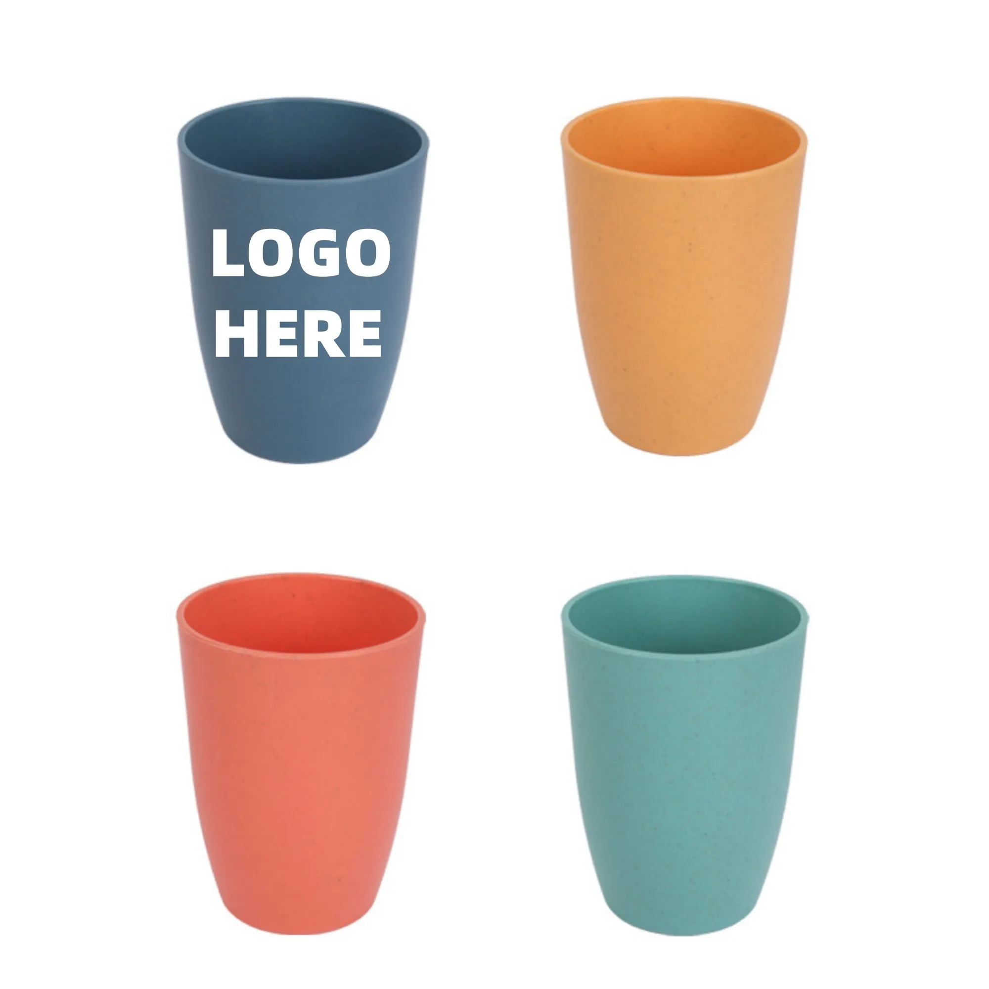 Wheat Straw Reusable Drinking Cups 1