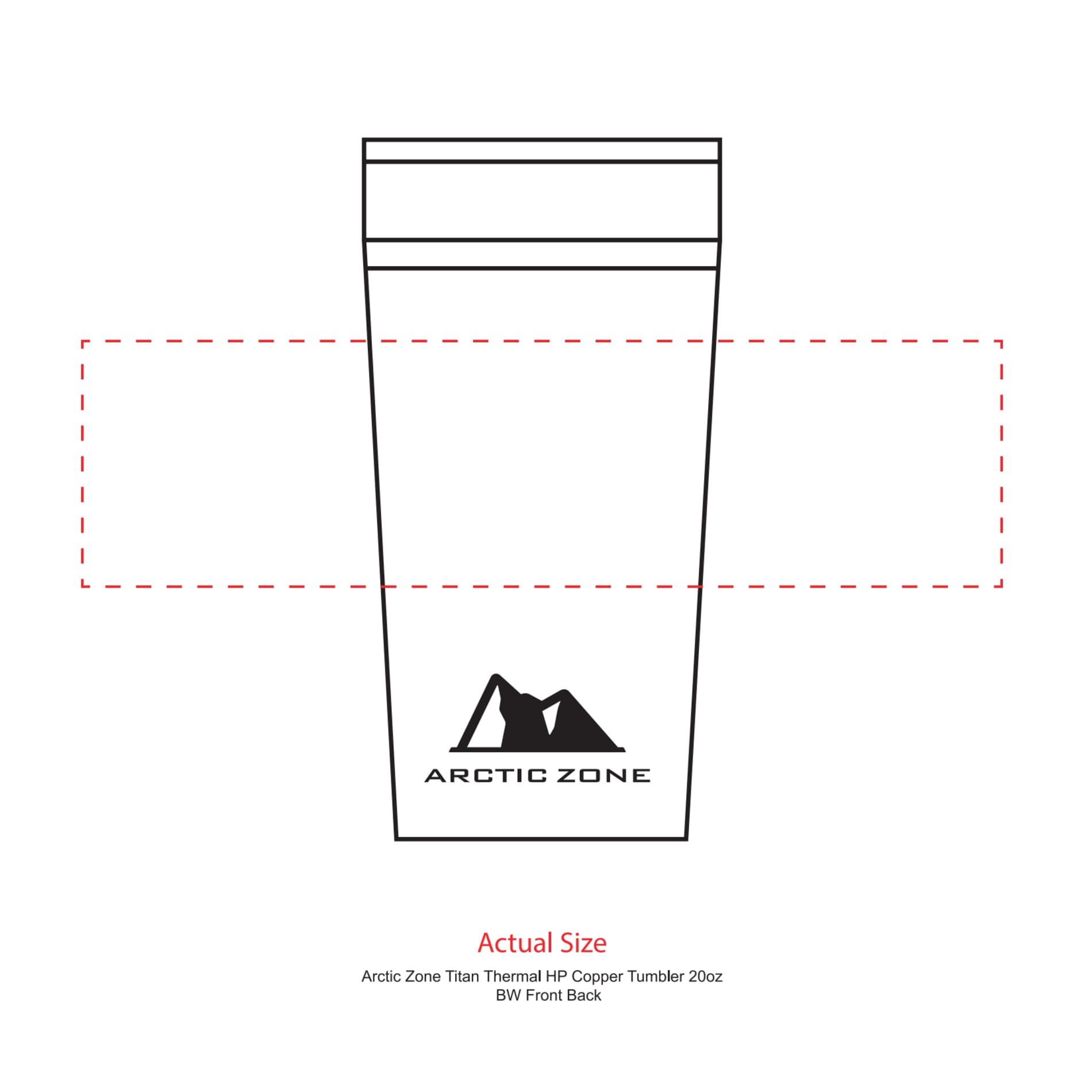 Arctic Zone® Titan Thermal HP® Copper Tumbler 20oz 70