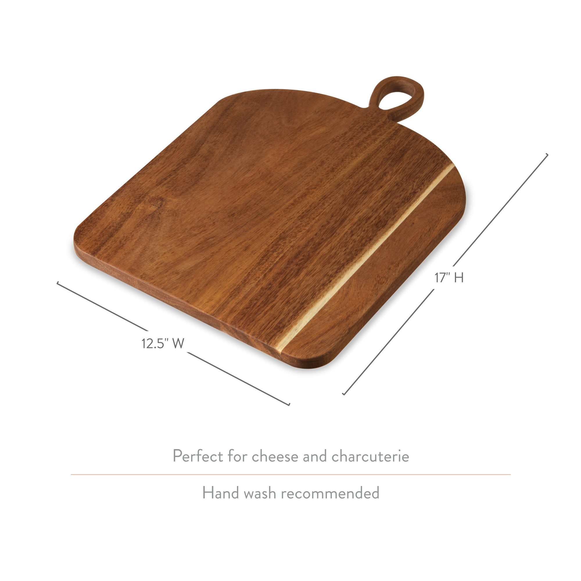 Twine Living® Large Acacia Loop Serve Board 7
