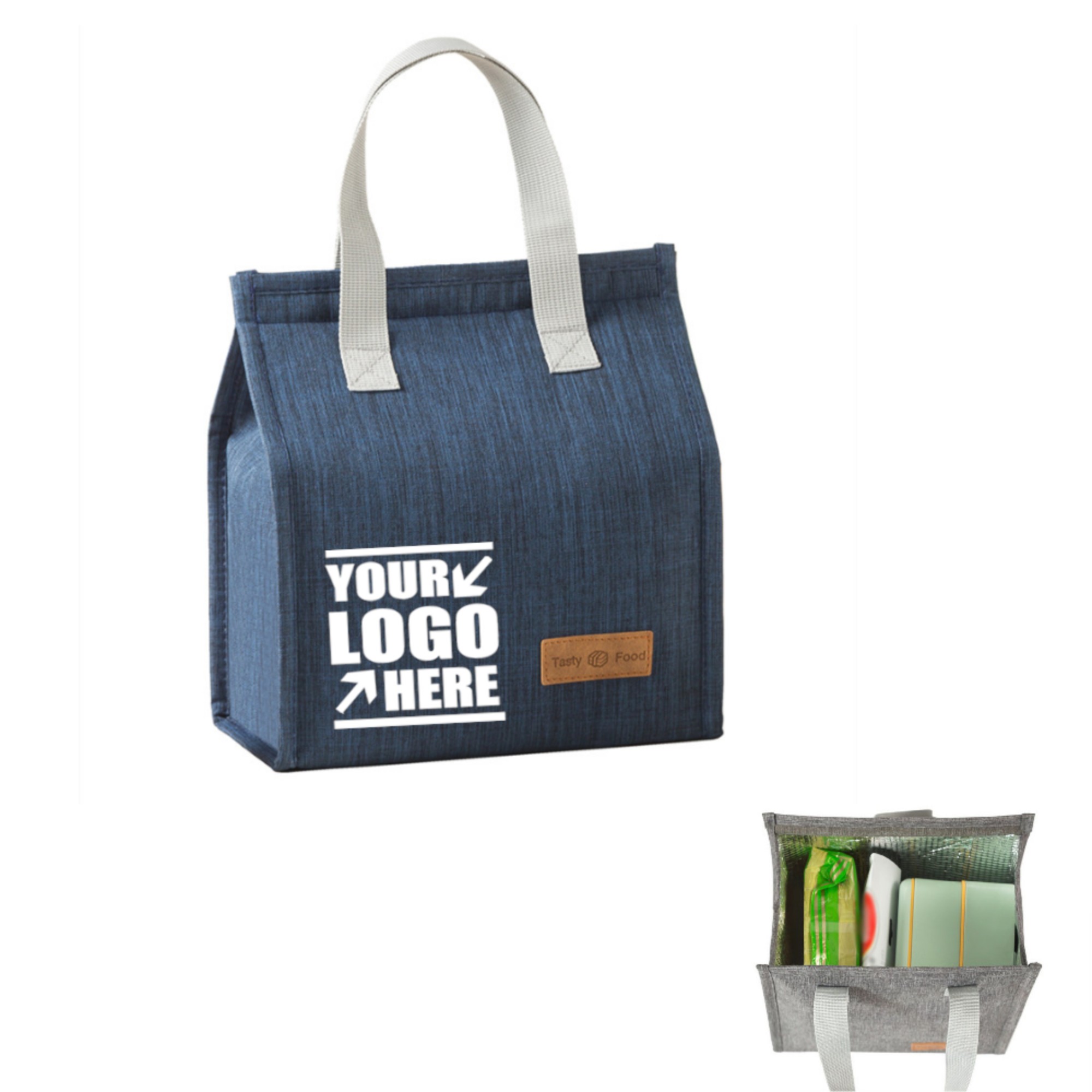 Oxford Insulated Lunch Tote Bag 2