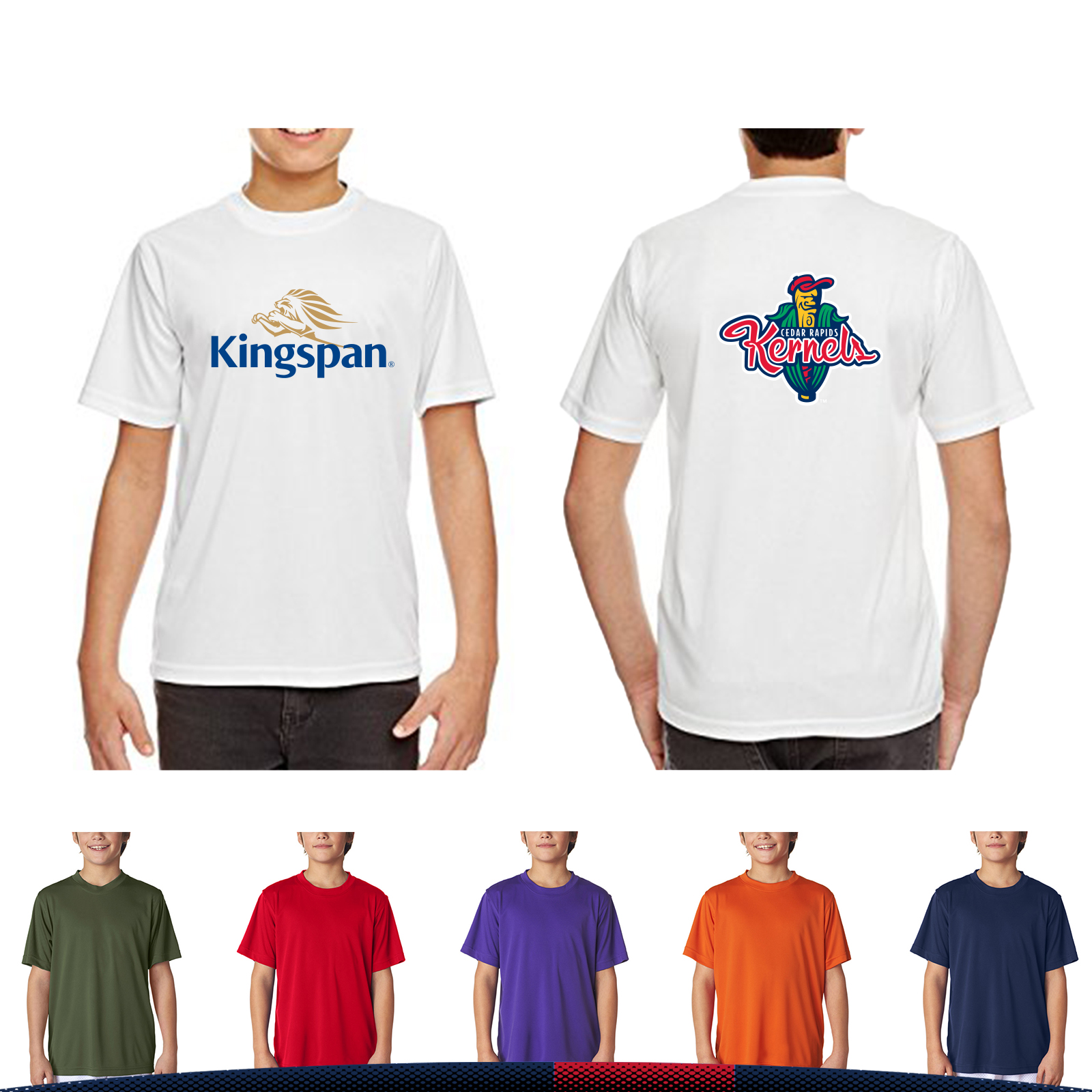 UltraClub® 4 oz. Youth Sports T-Shirts 3