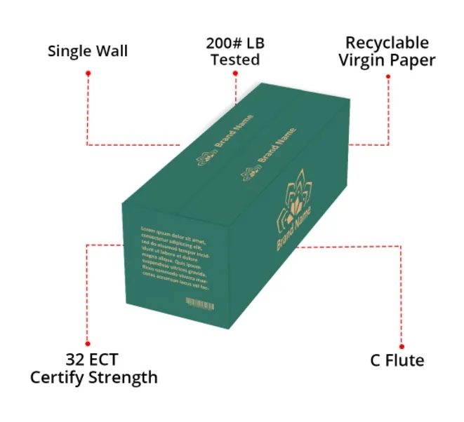 Long Boxes - Brown (Printed) 7