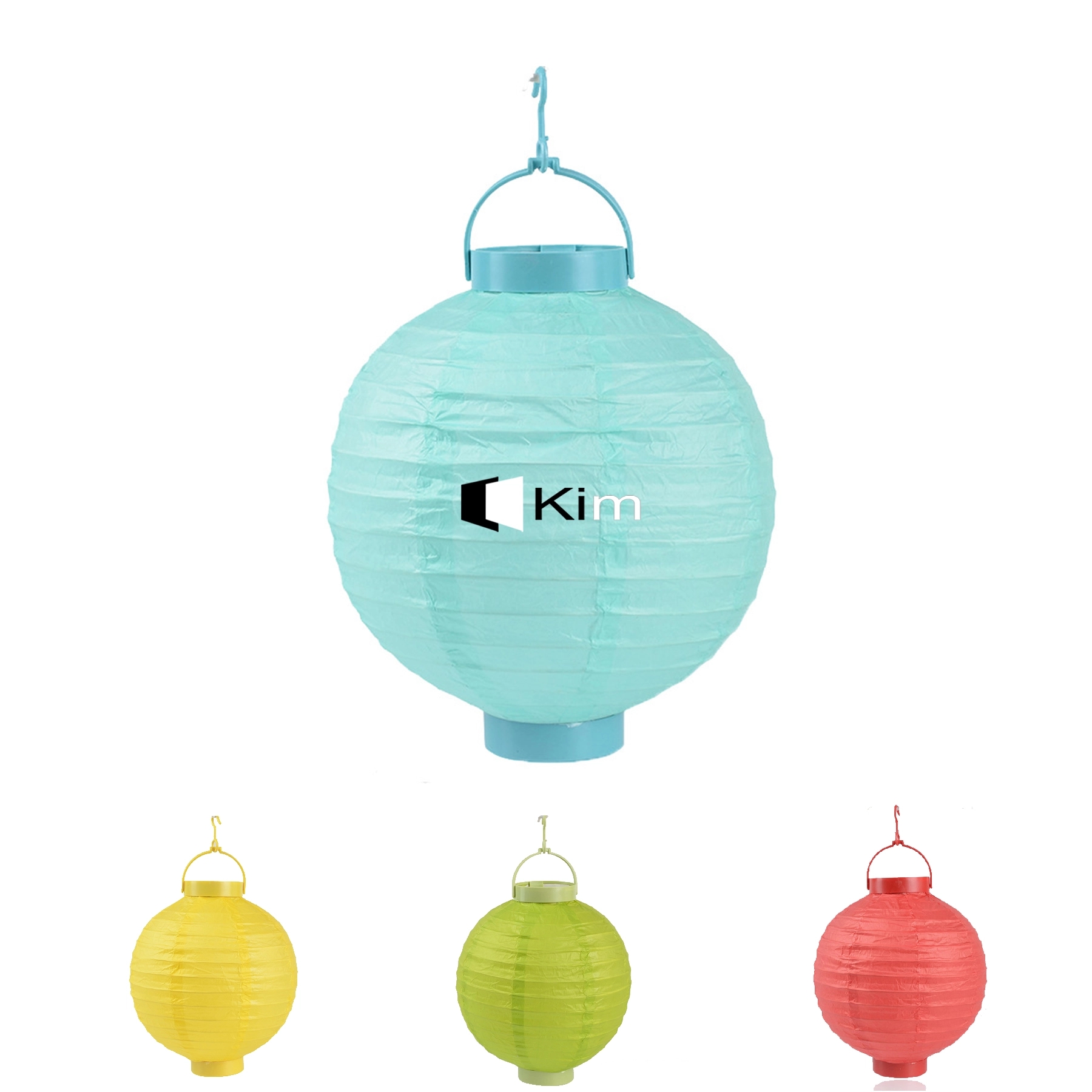8-Inch LED Solid color Paper Lantern 3