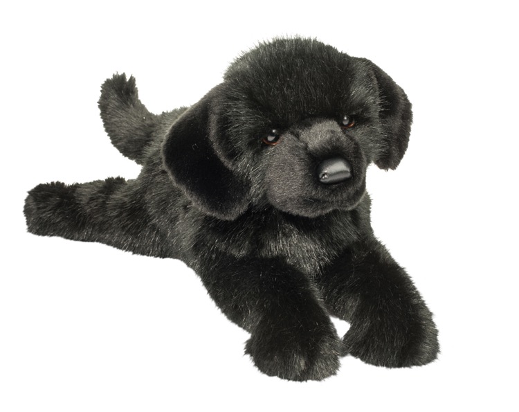 Jake DLux Black Lab Stuffed Animal 2