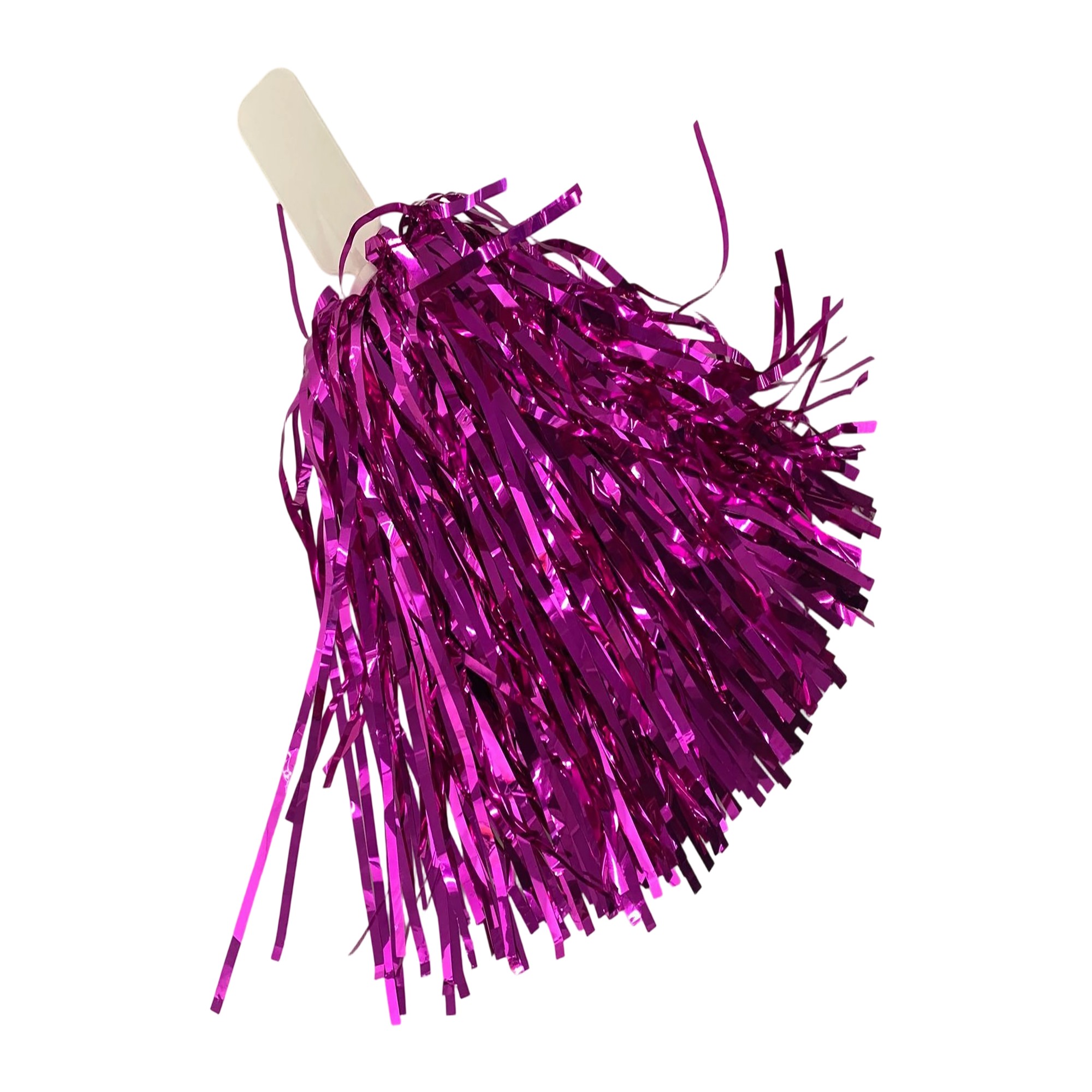 PET Material Cheerleader Pom With Plastic Handle 11.8" 13