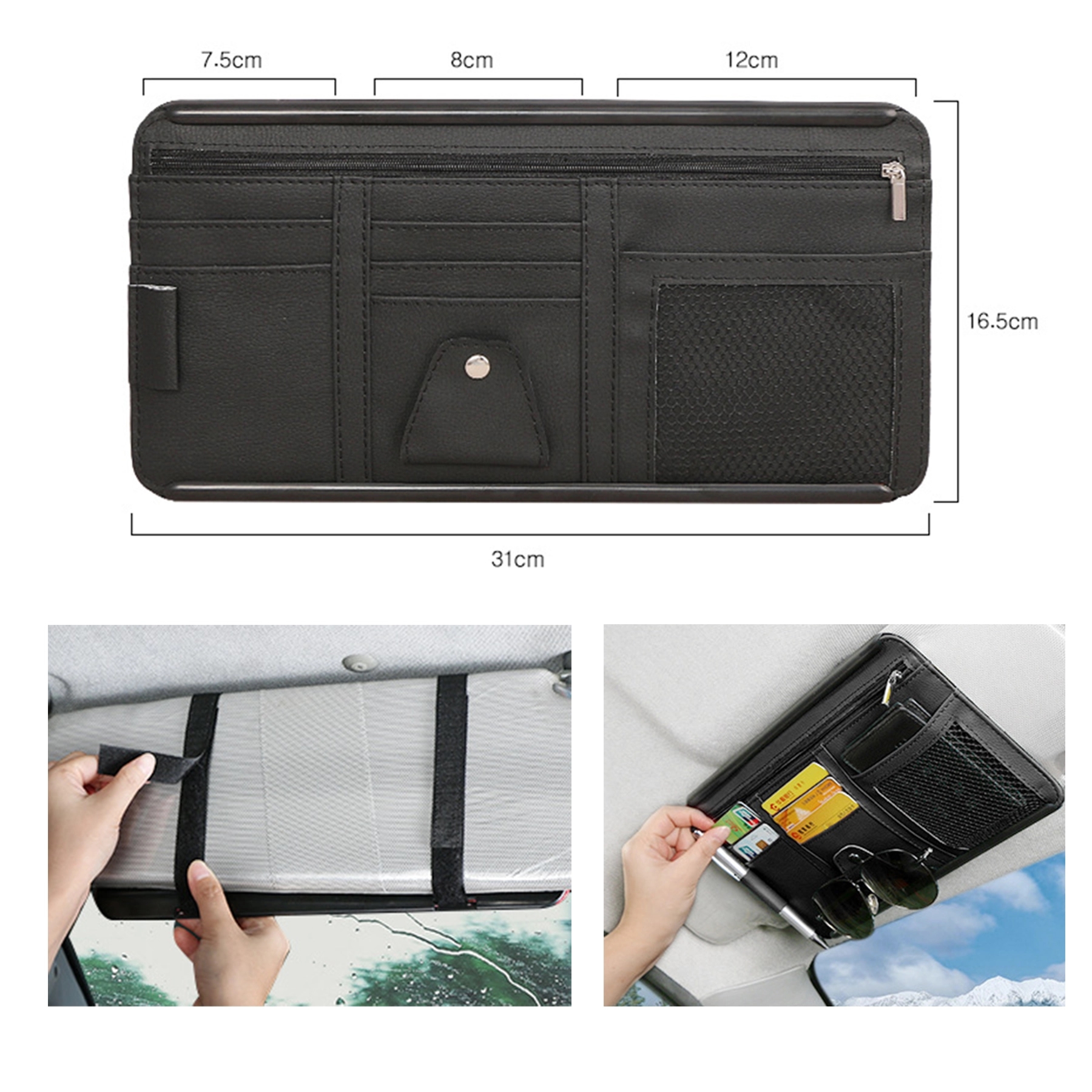 Car Sun Visor Organizer 2