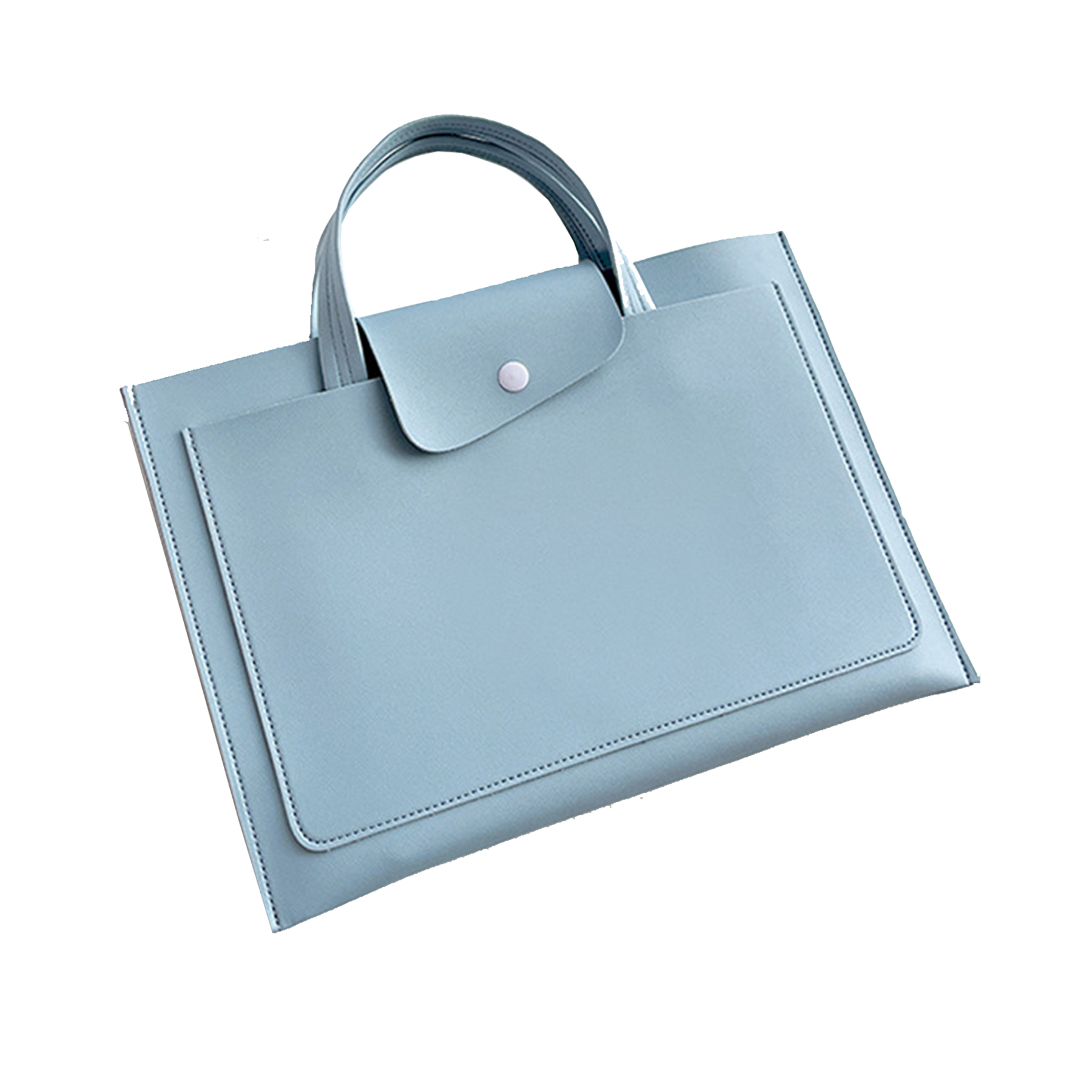 PU Leather Ladies Men's Laptop Bag 7