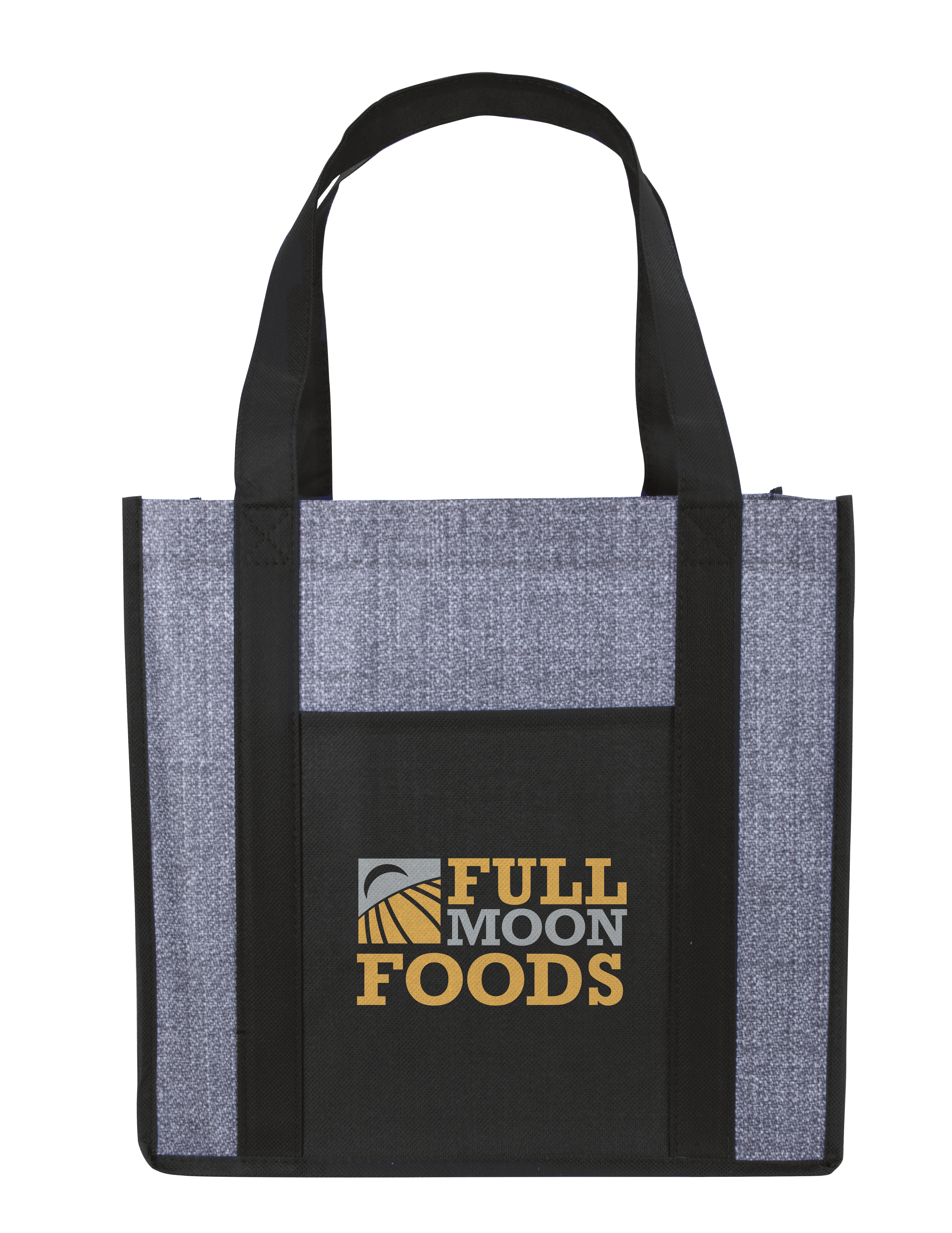 Good Value™ Laminated Heathered Non-Woven Grocery Tote 8