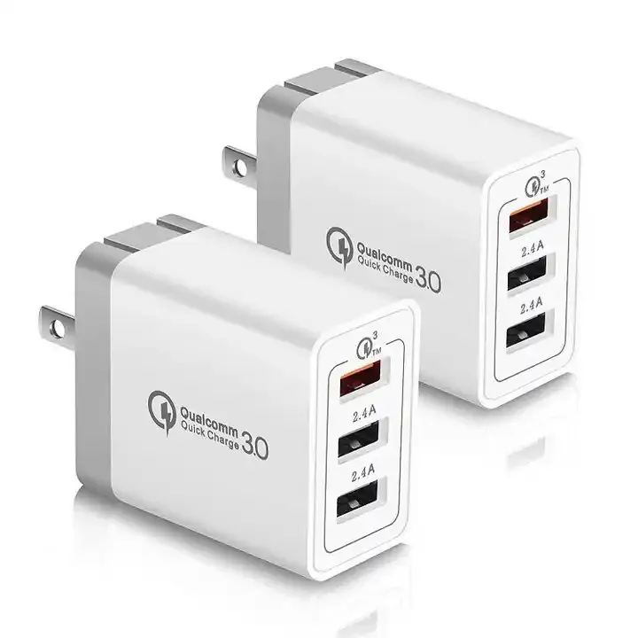 3 Port 30W Fast Charge Wall Charger 2