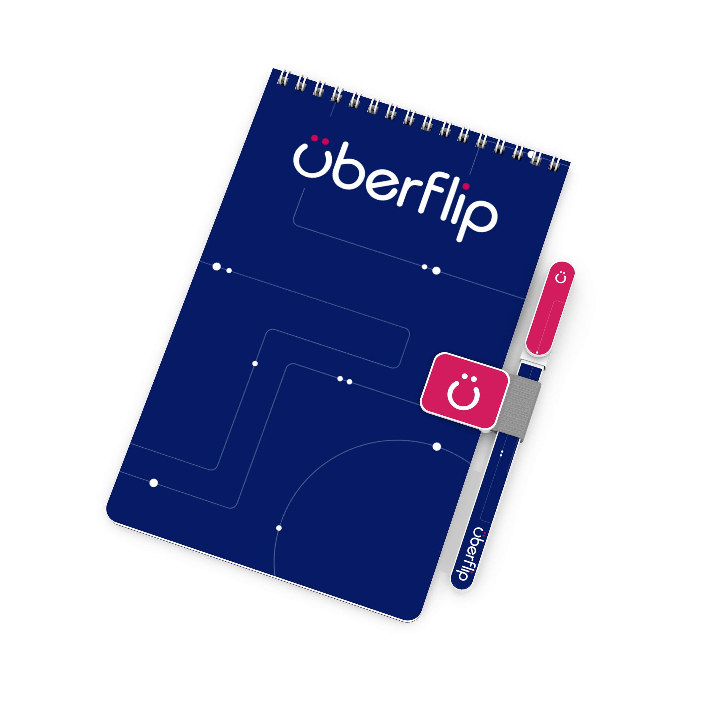 More Notes Kit: Notebook, pen and penholder set (top bound) 7