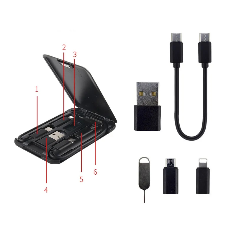 Custom 6 In 1 Charging Cable Kit 10