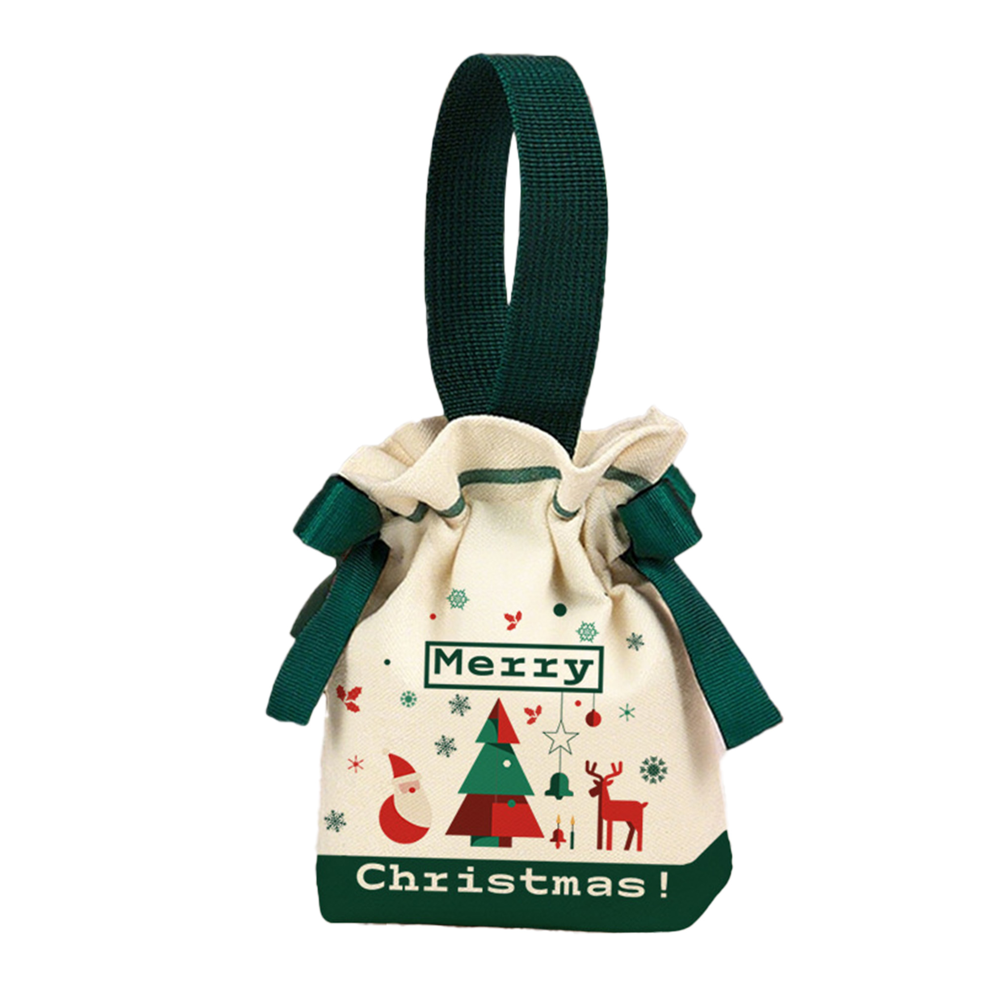 Christmas Candy Canvas Bag, custom tote bag with logo imprint 4