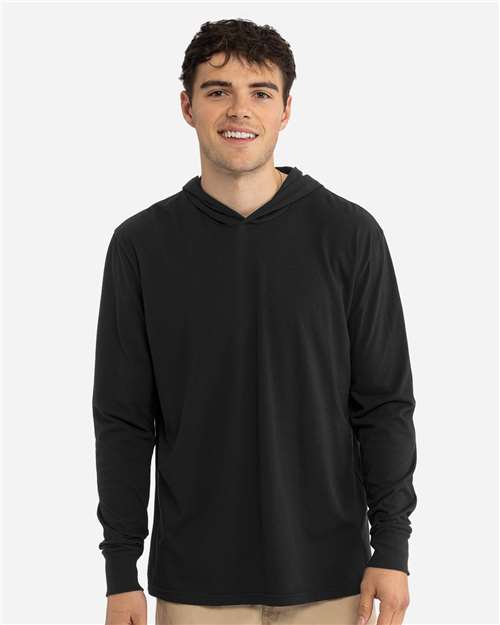 Unisex CVC Hoodie Long Sleeve T-Shirt - 6221 24