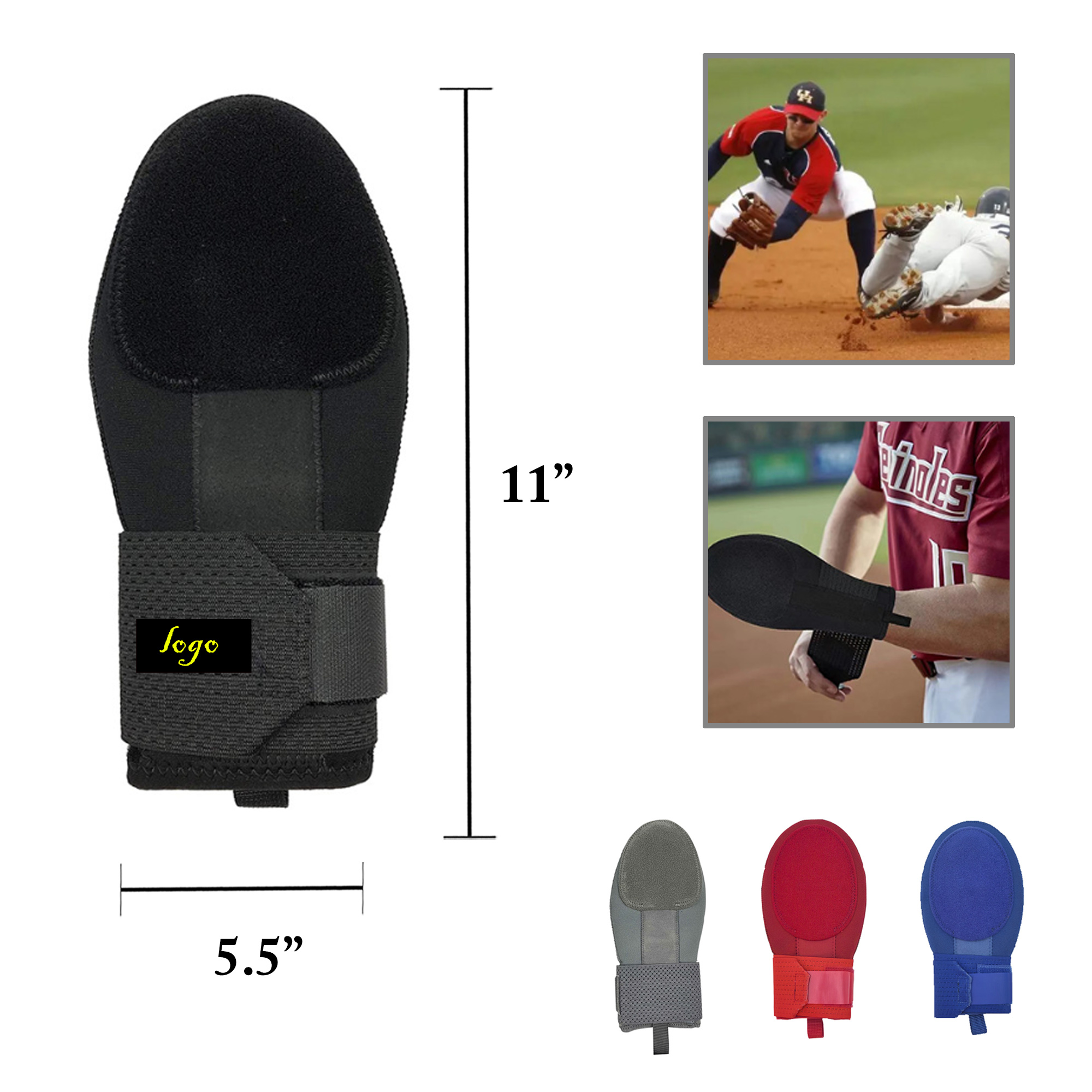 MOQ50 Ambidextrous Baseball Softball Sliding Glove 1