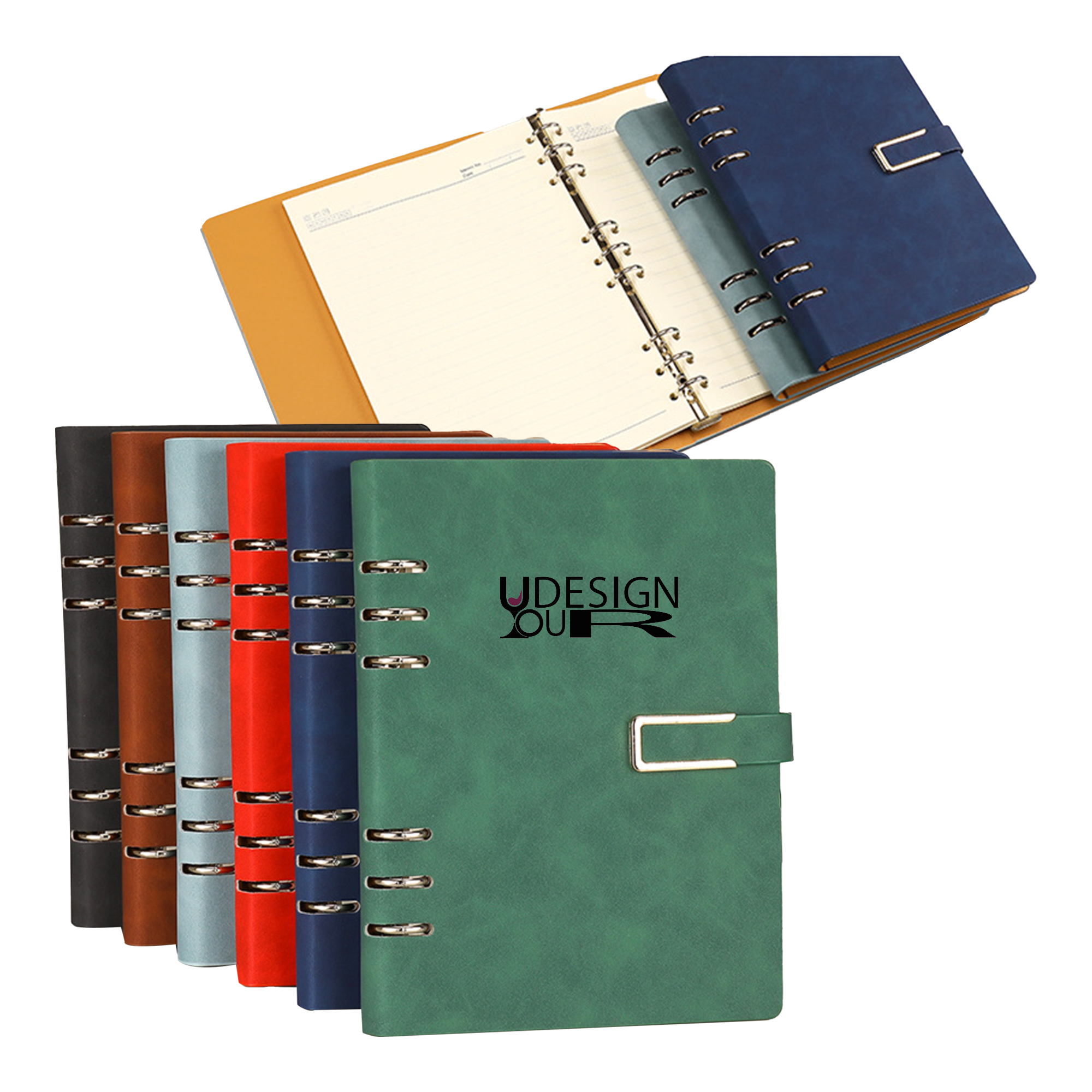 A5 Size Loose-Leaf Genuine Leather Notebook 1
