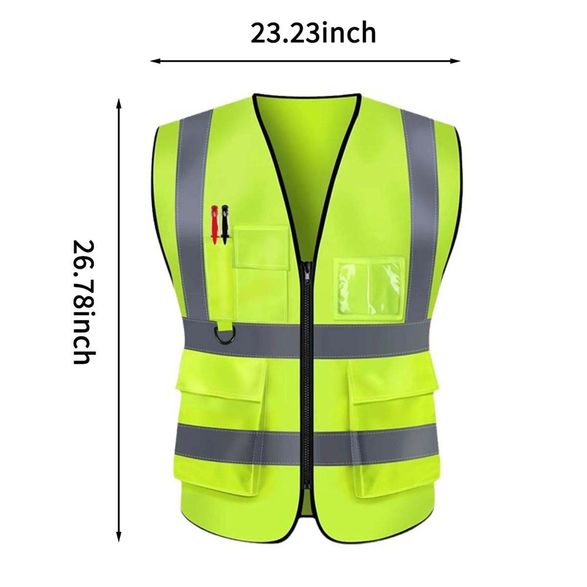 Breathable Polyester Safety Vest for Outdoor Use 6