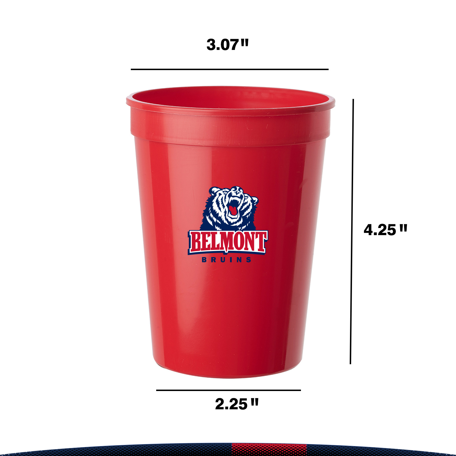 12 oz. Elsen Plastic Stadium Cups 8