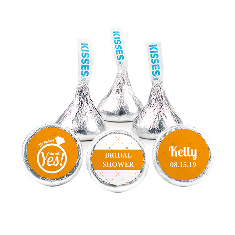 Wedding Photo Design - Hershey's Kisses w/ Full Color Label 12