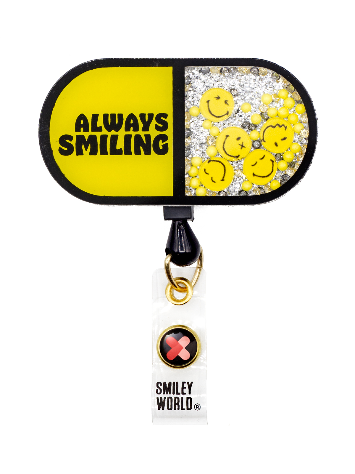 koi - Smiley World - Shaker-Style Badge Reel 1