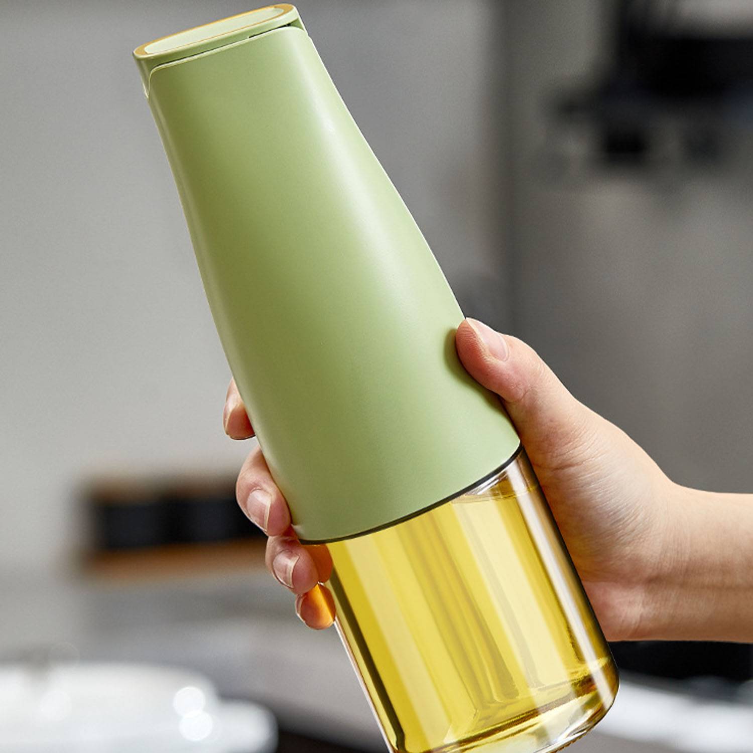 Household large capacity glass condiment bottle 6