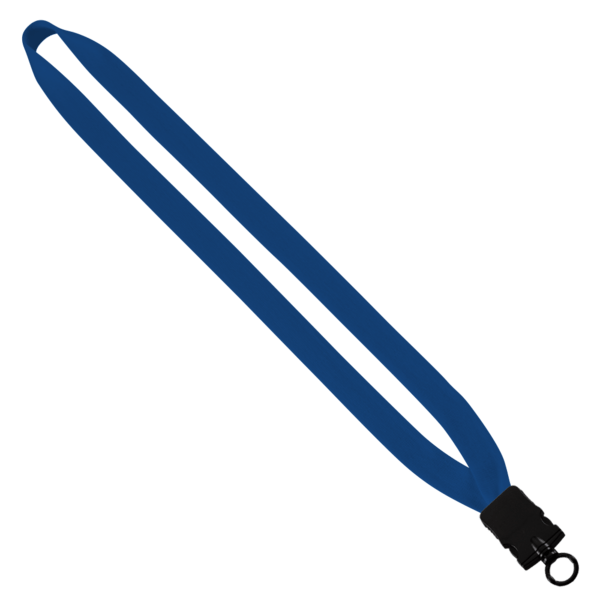 3/4" Cotton Lanyard with Plastic Snap-Buckle Release & O-Ring 4