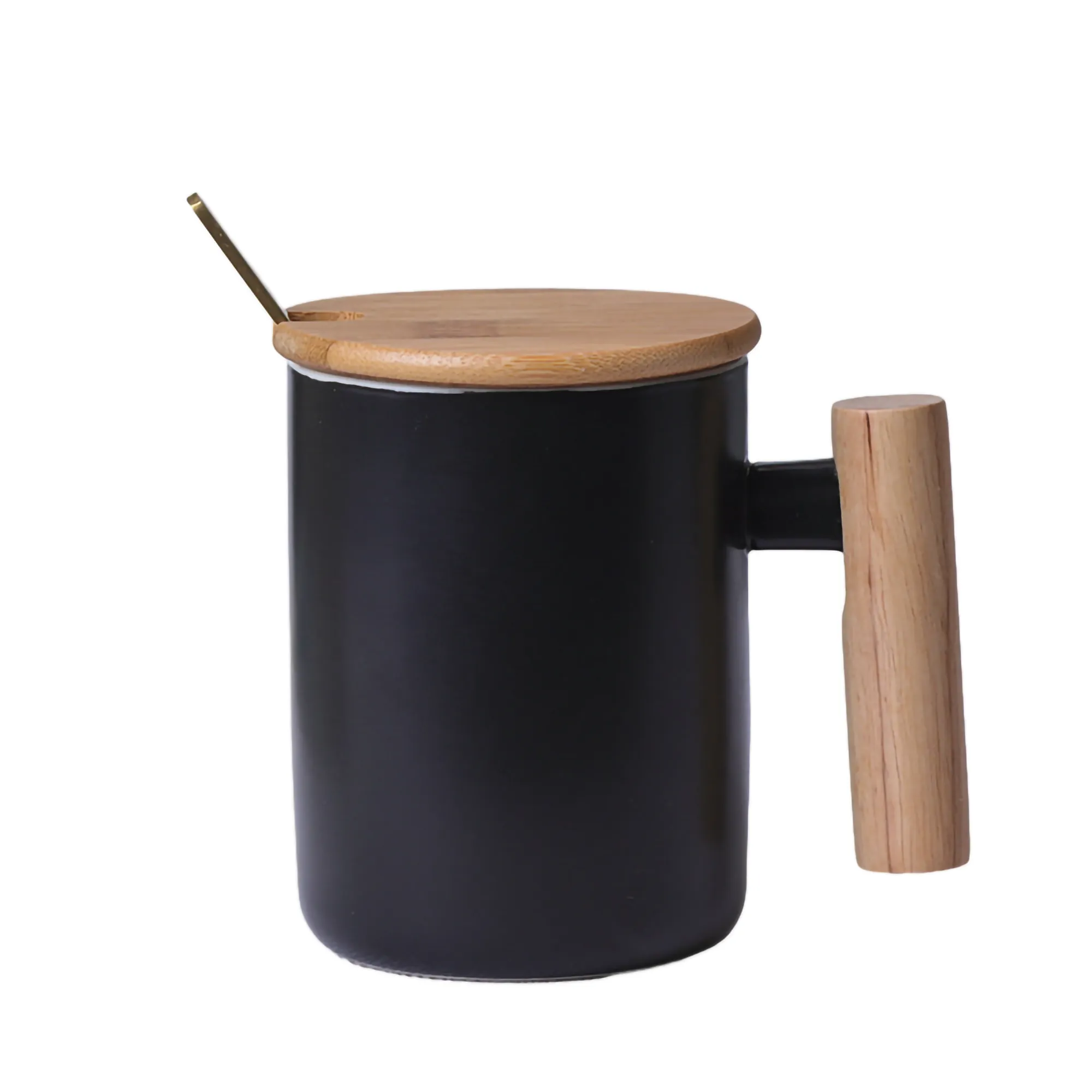 Ceramic Mug With Bamboo Lid 3