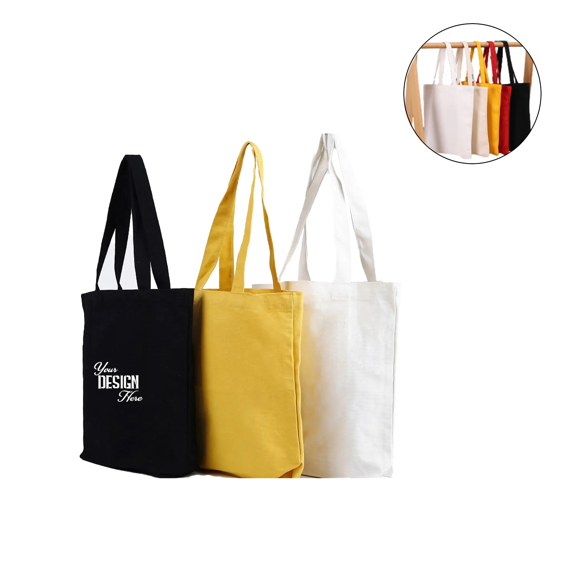 Custom Canvas Shopping Tote Bag, custom tote bag with logo imprint 2