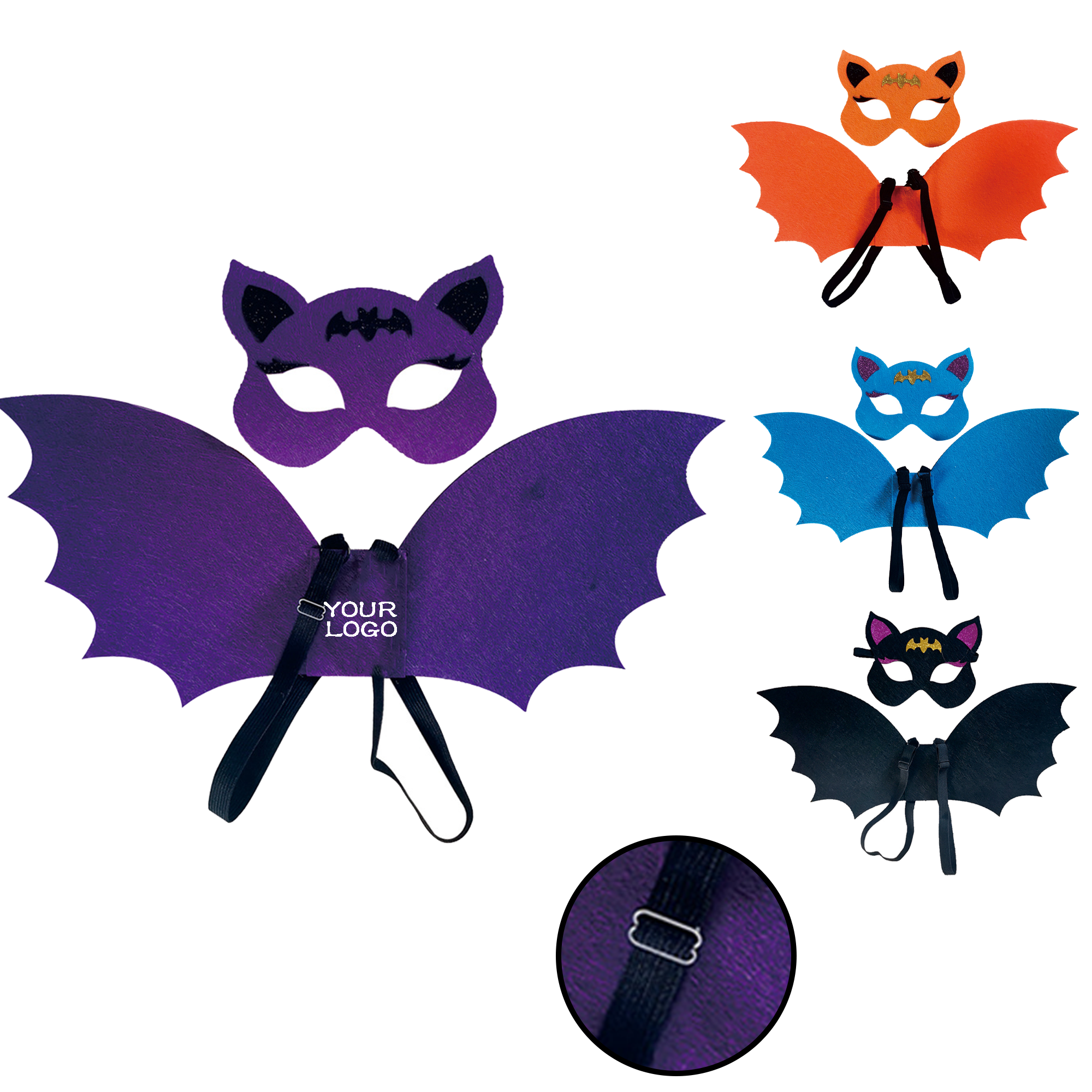 MOQ 20 PCS Adjustable Bat Wings And Mask 1