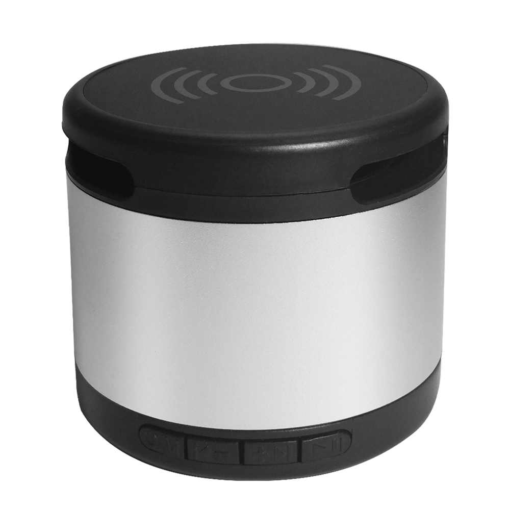 Jones Metal Bluetooth® Speaker w/ Wireless Charging Pad